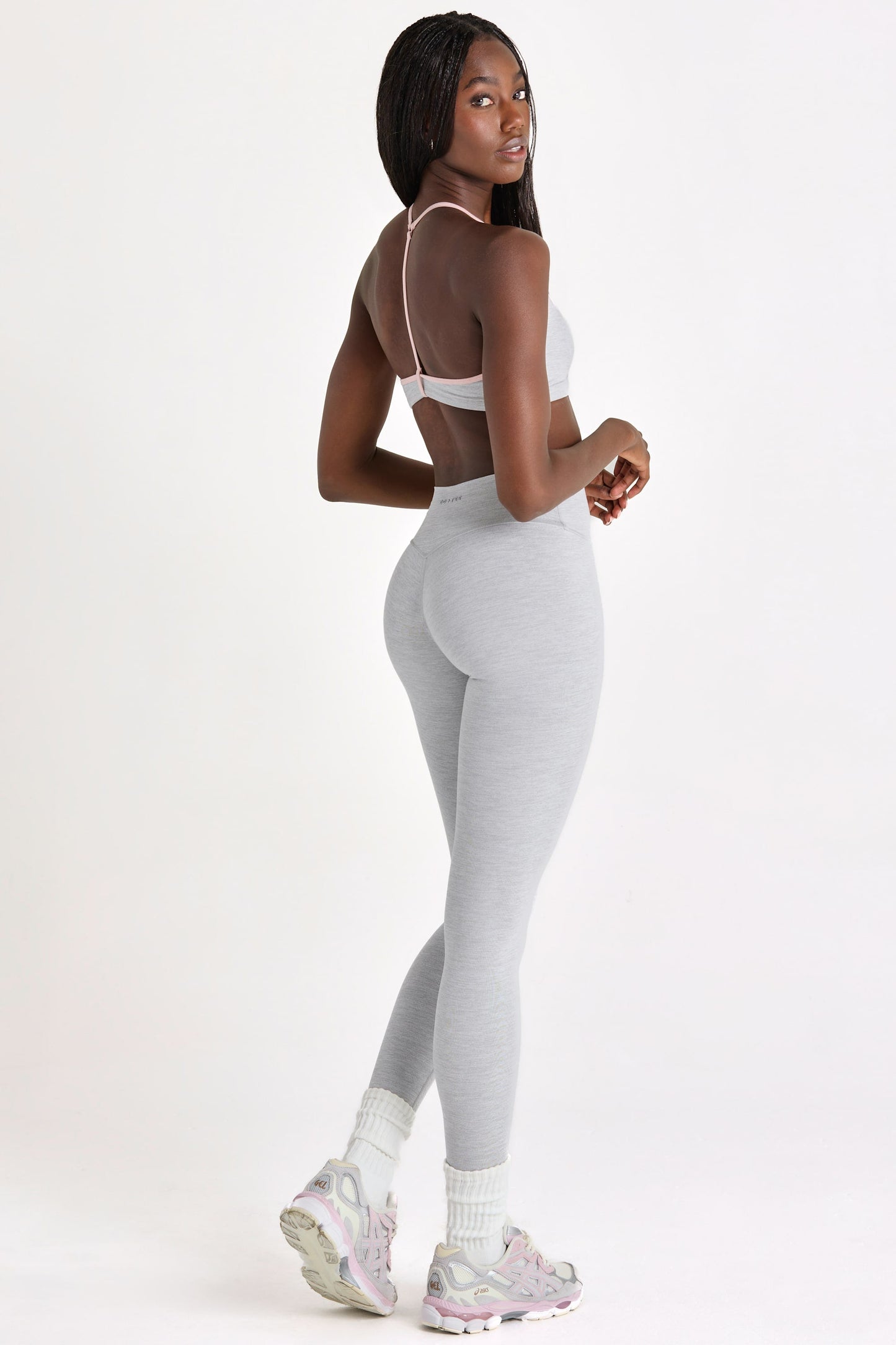 Soft Active Leggings in Grey Marl
