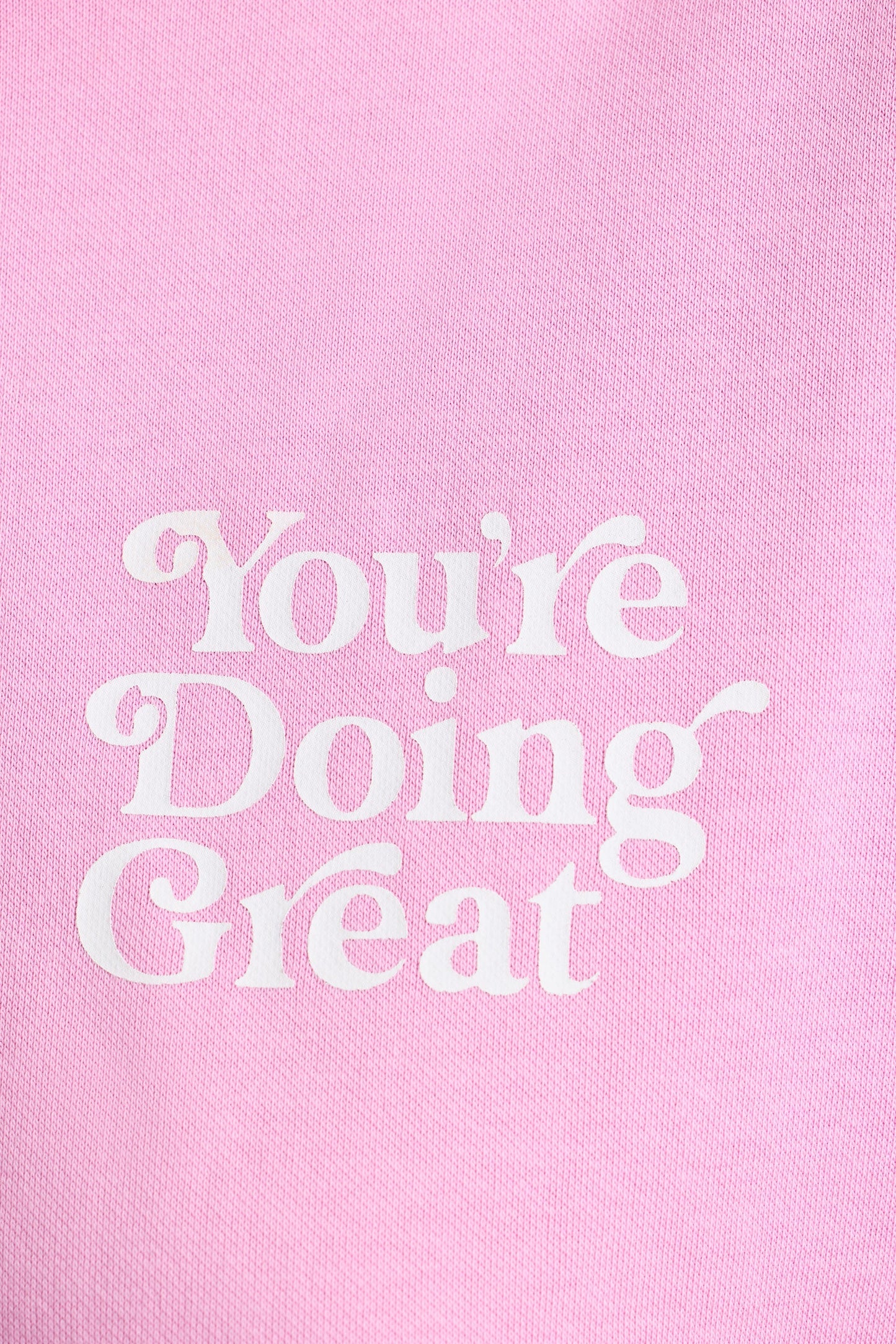 Soft Cotton Jersey Oversized Hoodie in Bubblegum Pink