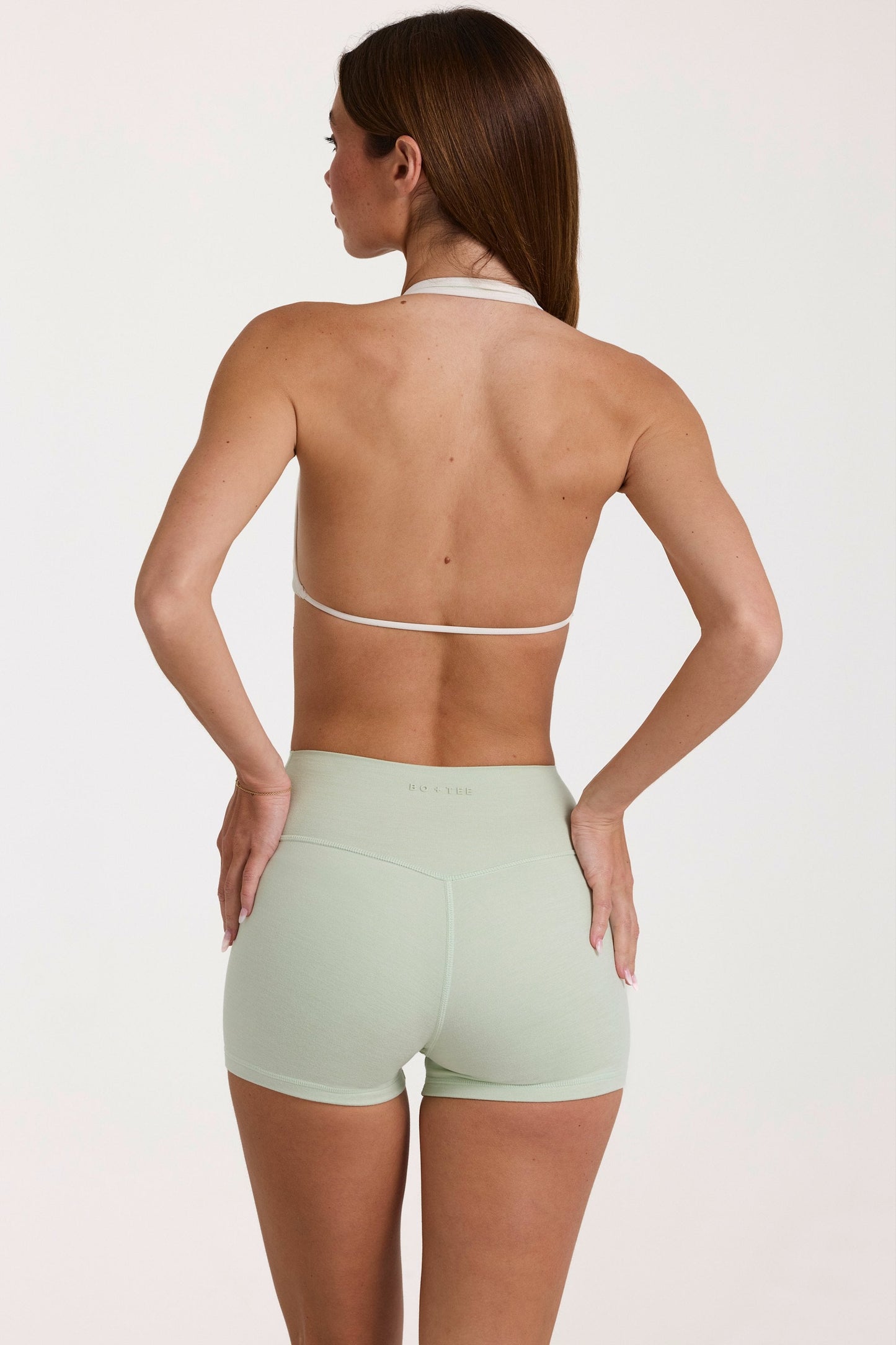 Soft Active Sports Bra in Sage Marl