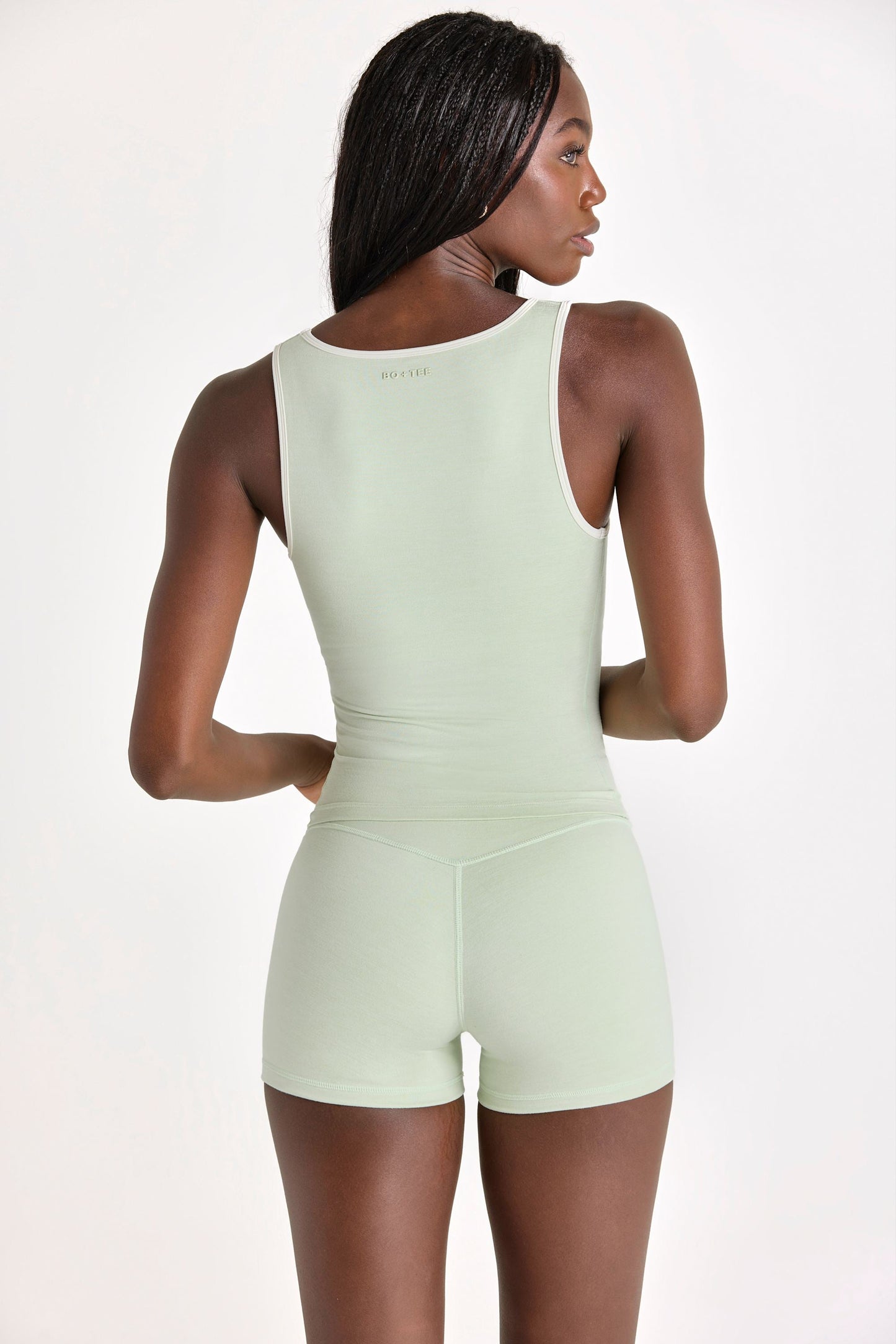 Soft Active Tank Top in Sage Marl