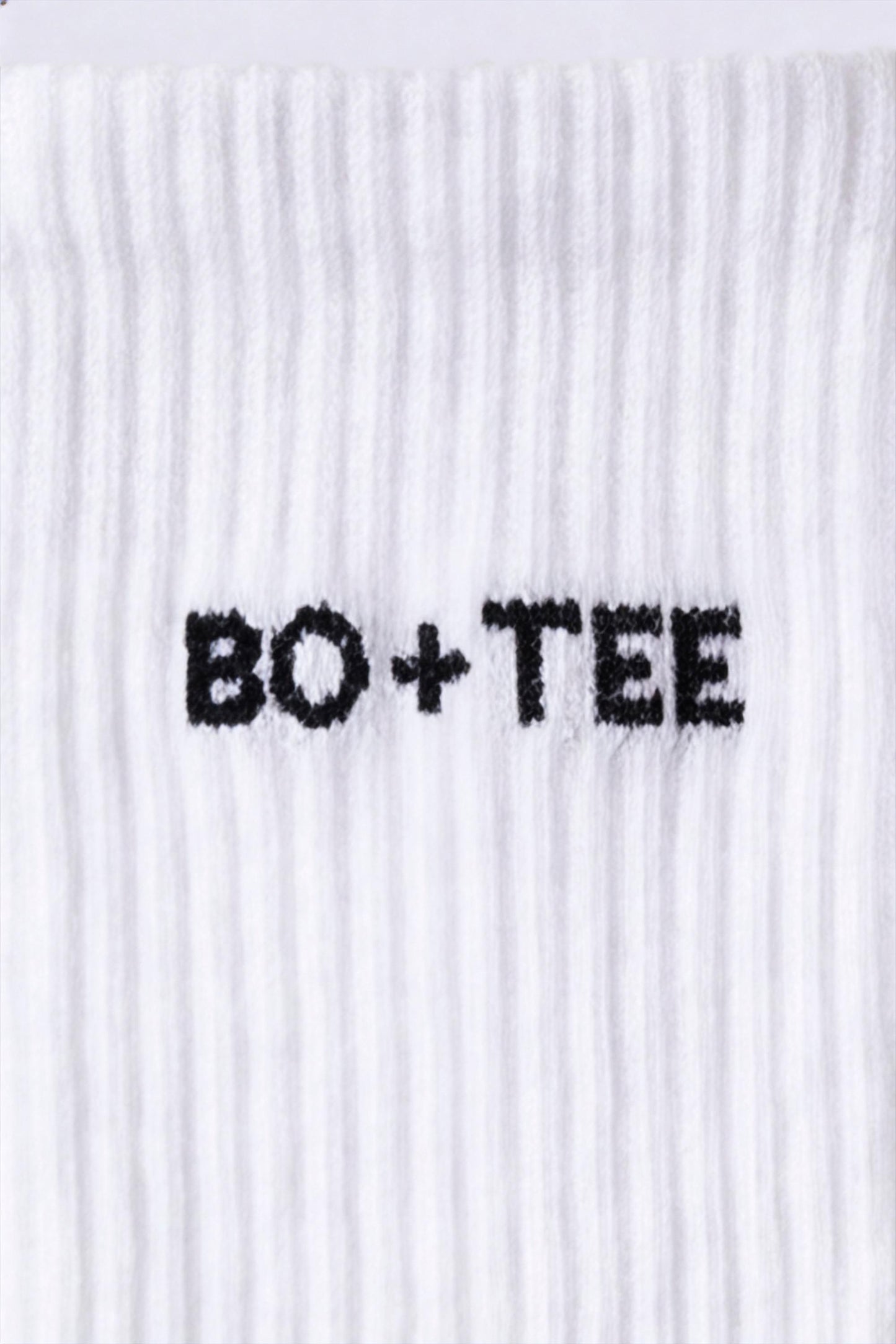 Ribbed Half-Crew 3-Pack Socks in White Pink