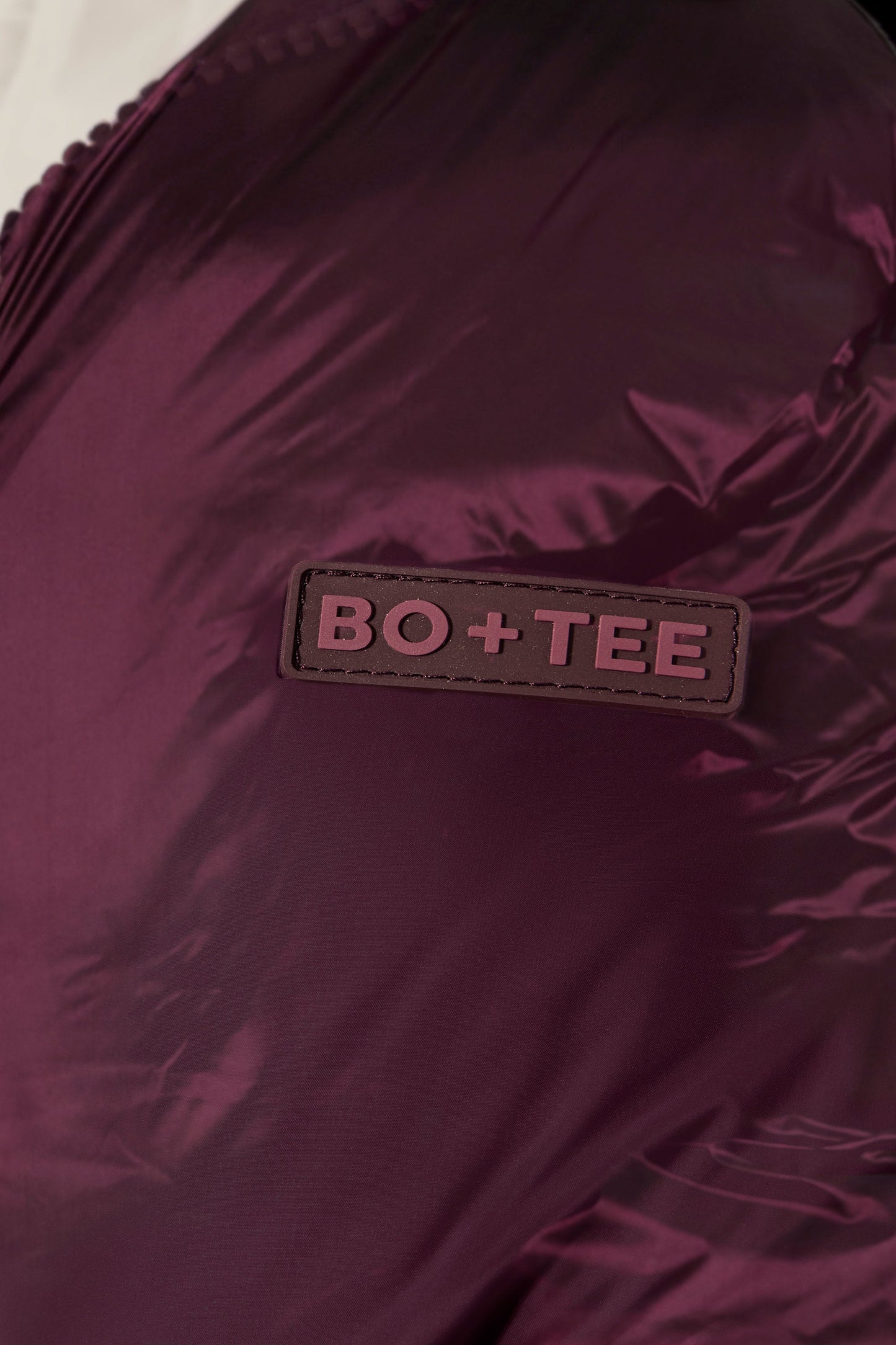 Waterproof Belted Layered Ski Suit in Burgundy