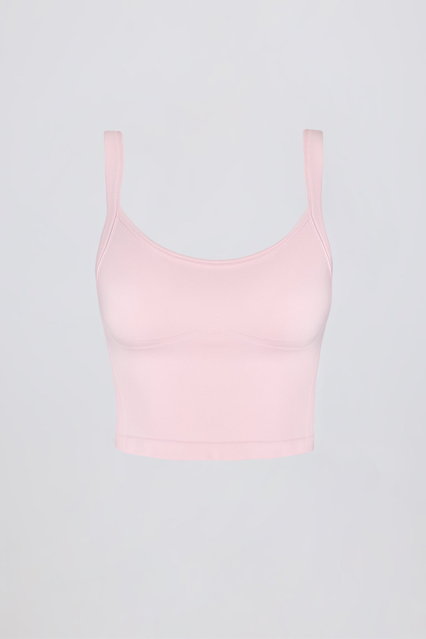 Super Sculpt Seamless Longline Camisole Top in Powder Pink