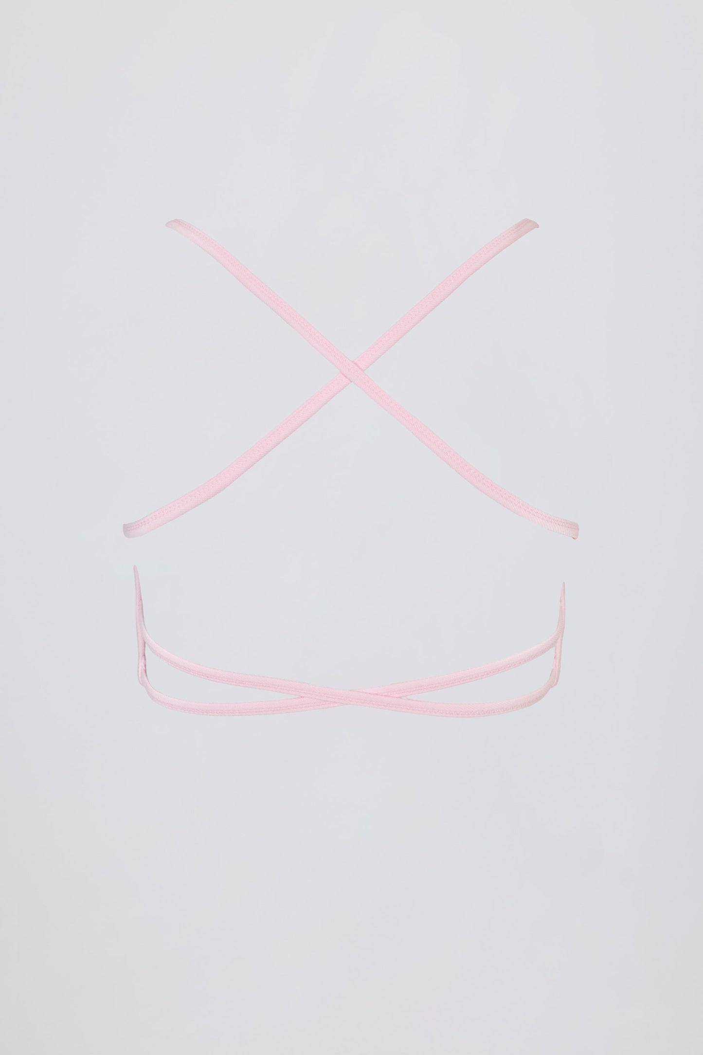 Super Sculpt Seamless Backless Sports Bra in Powder Pink