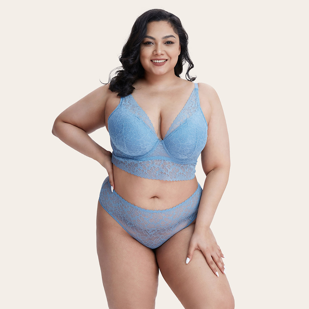 CANDICE Plus Sexy Comfort Recycled Lace Briefs Panties
