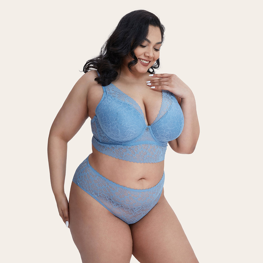 CANDICE Plus Sexy Comfort Recycled Lace Briefs Panties