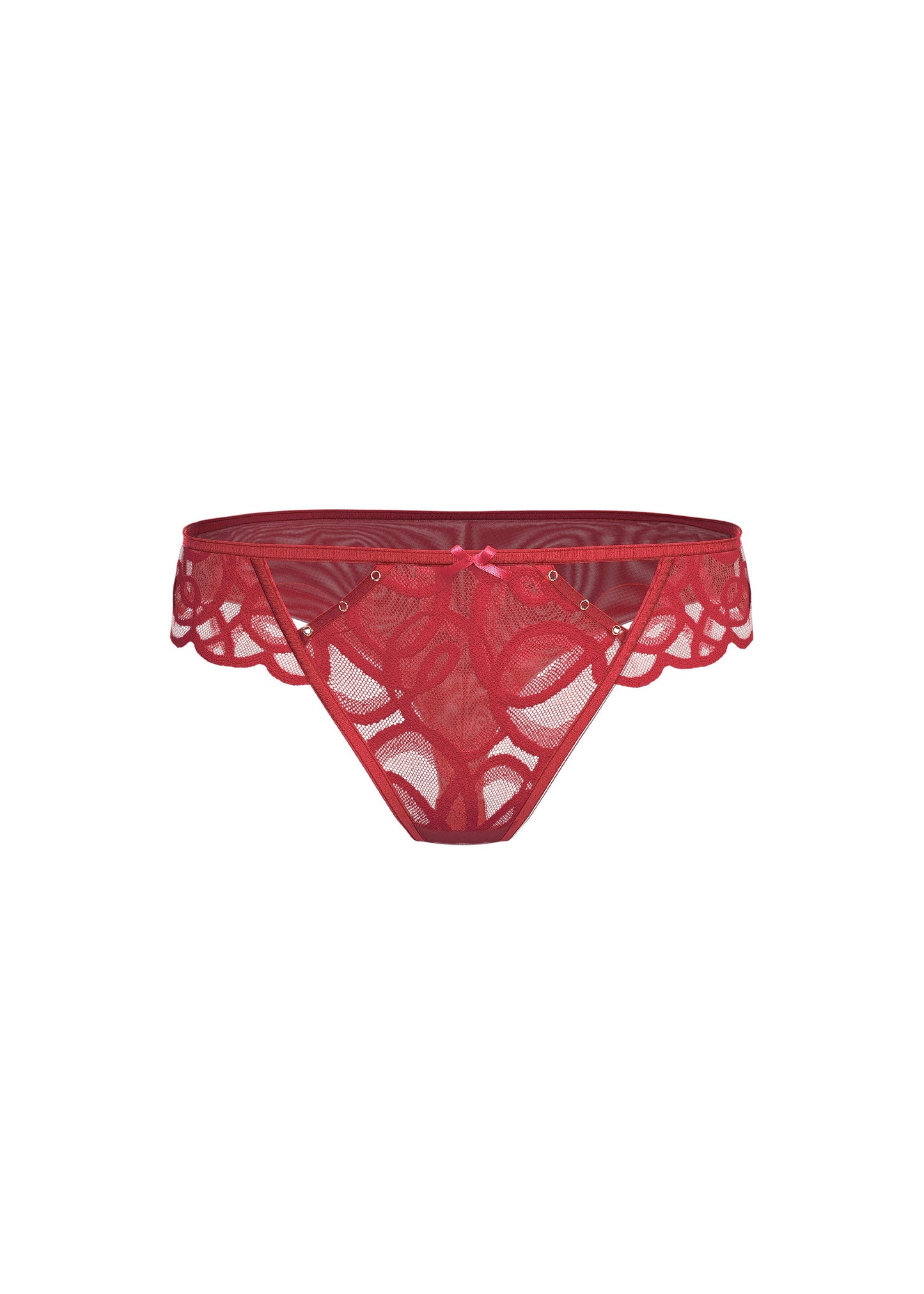 CINDY Red Sexy Lace Tanga Panties