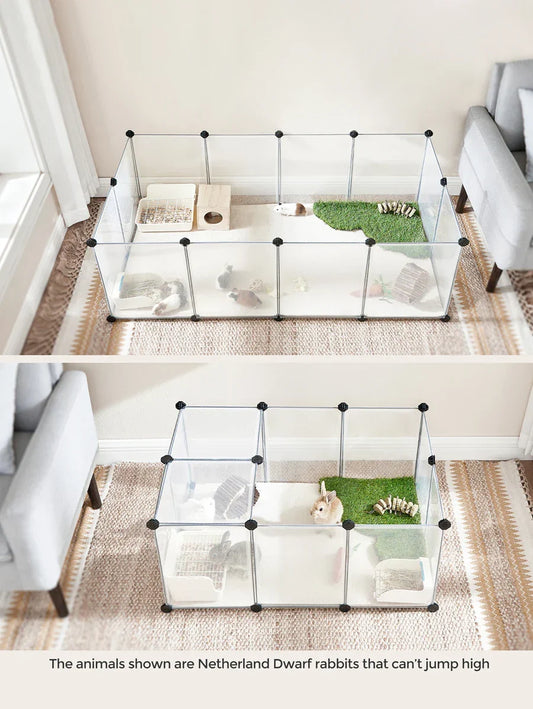 SONGMICS Pet Playpen With Floor