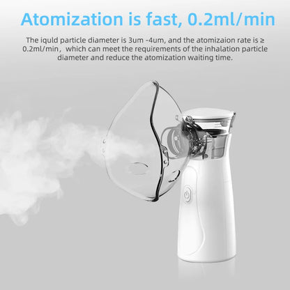 PORTABLE MESH NEBULIZER | RECHARGEABLE