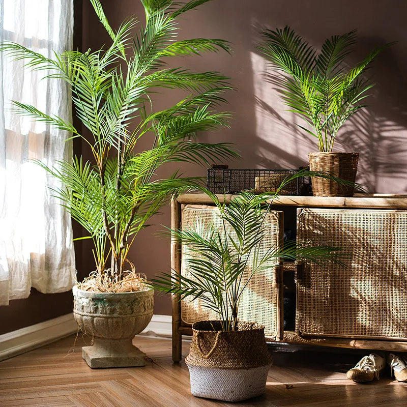 Large Artificial Palm Monstera Tree