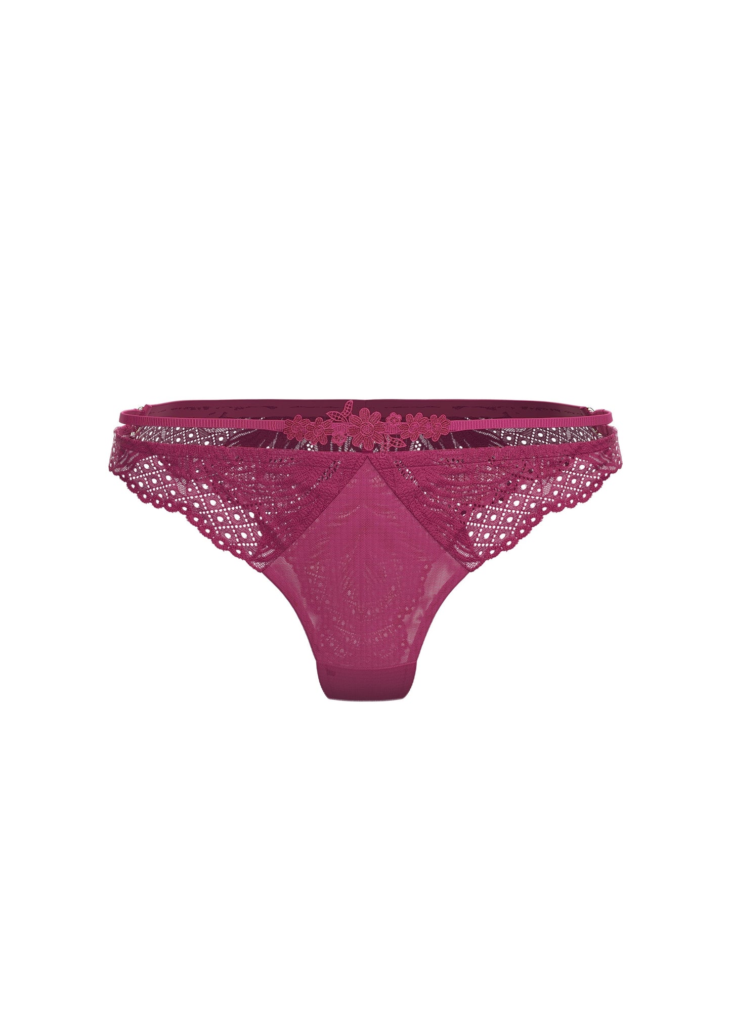 LYRA Sexy Red Lace Tanga Panties