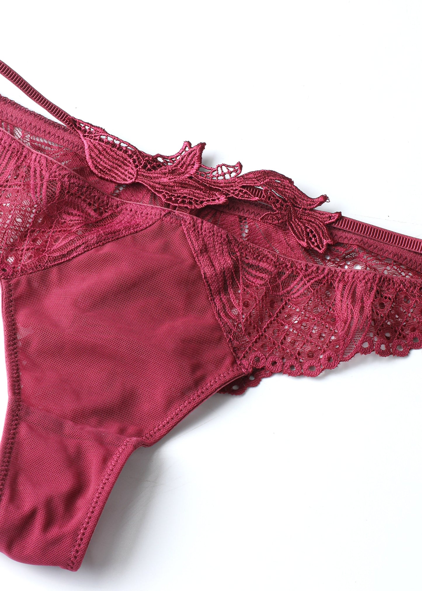 LYRA Sexy Red Lace Tanga Panties
