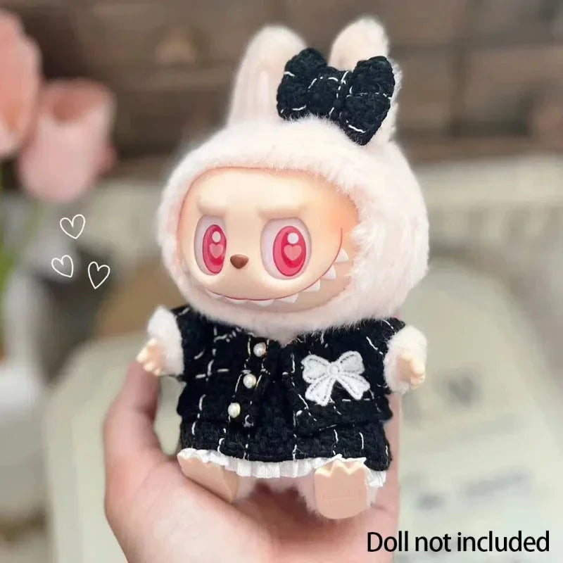 17cm Labubu Hoodie Outfit