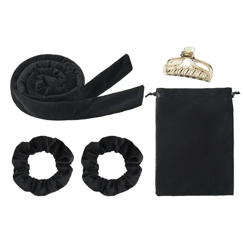 Heatless Curling Rod Headband Set
