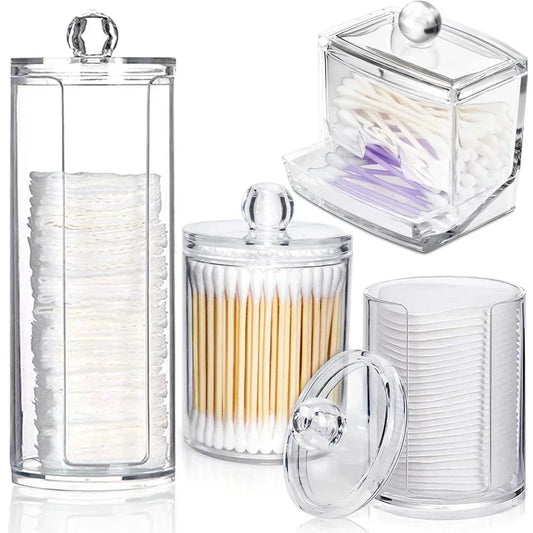 Cotton Swab & Makeup Organizer