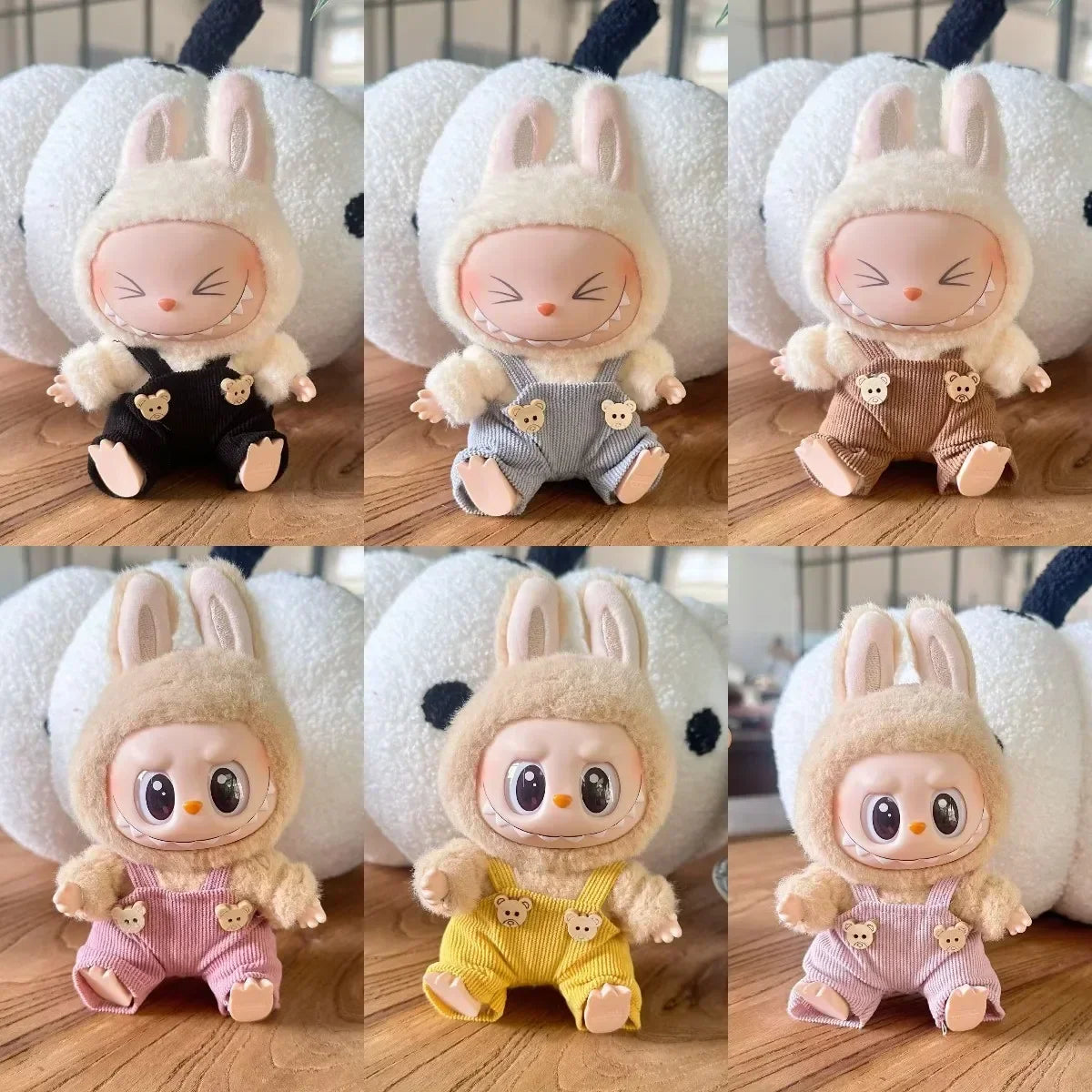 Labubu Bib Pants Outfit Set