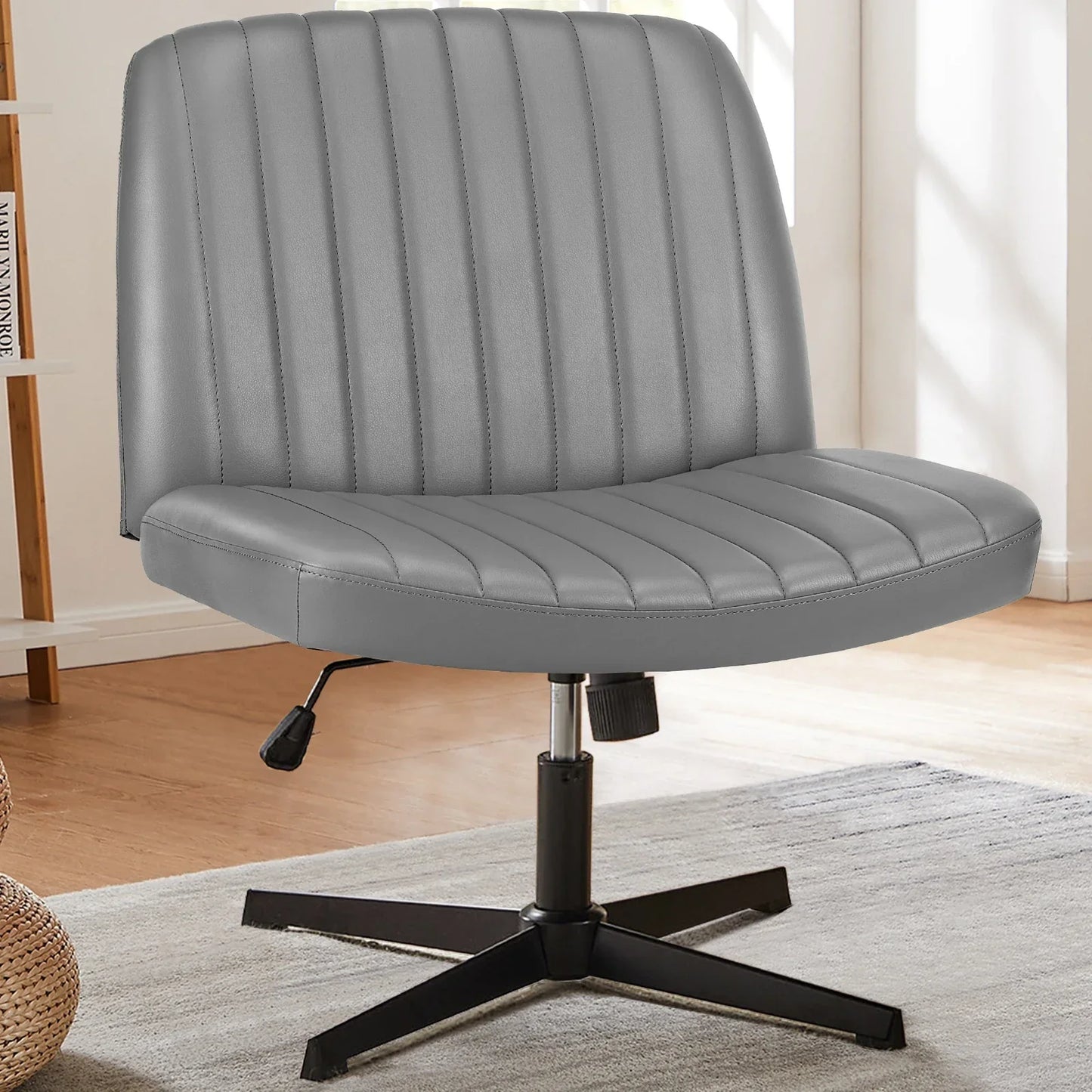 JHK Cross-Legged Rocking Office Chair