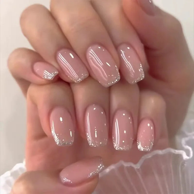 24Pcs Cute Bow Press-On Nails