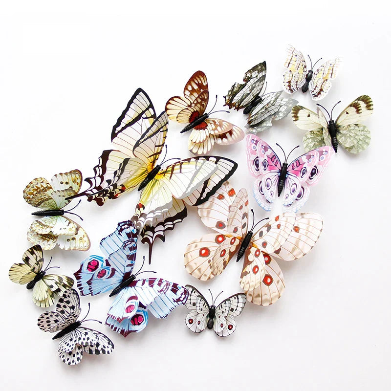 3D Butterfly Wall Stickers Set