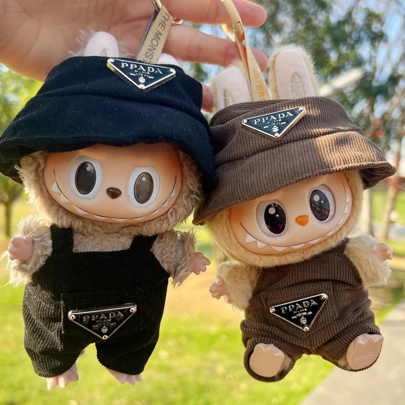 MINISO Labubu Corduroy Doll Outfit Set