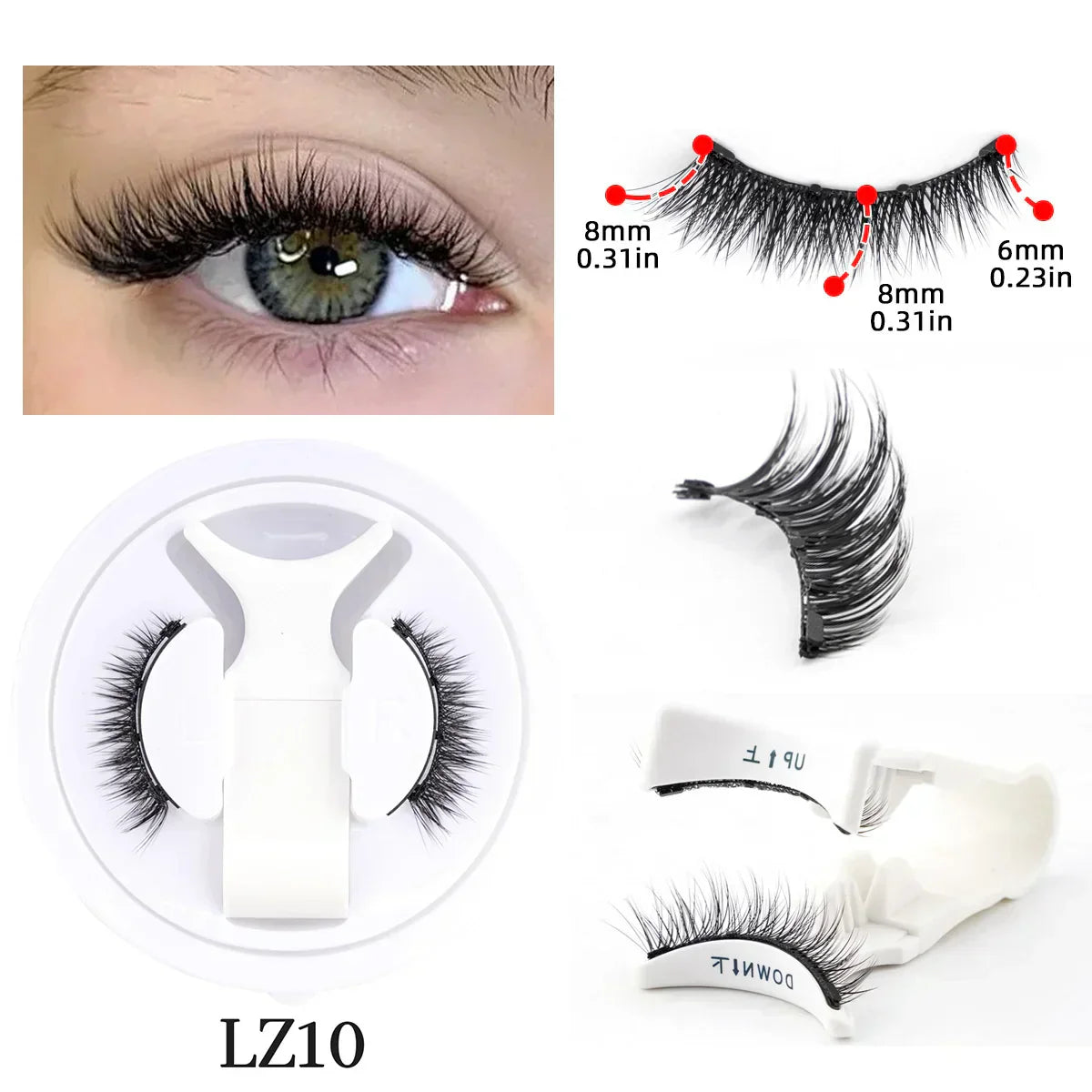 Fluffy Magnetic Eyelash Set