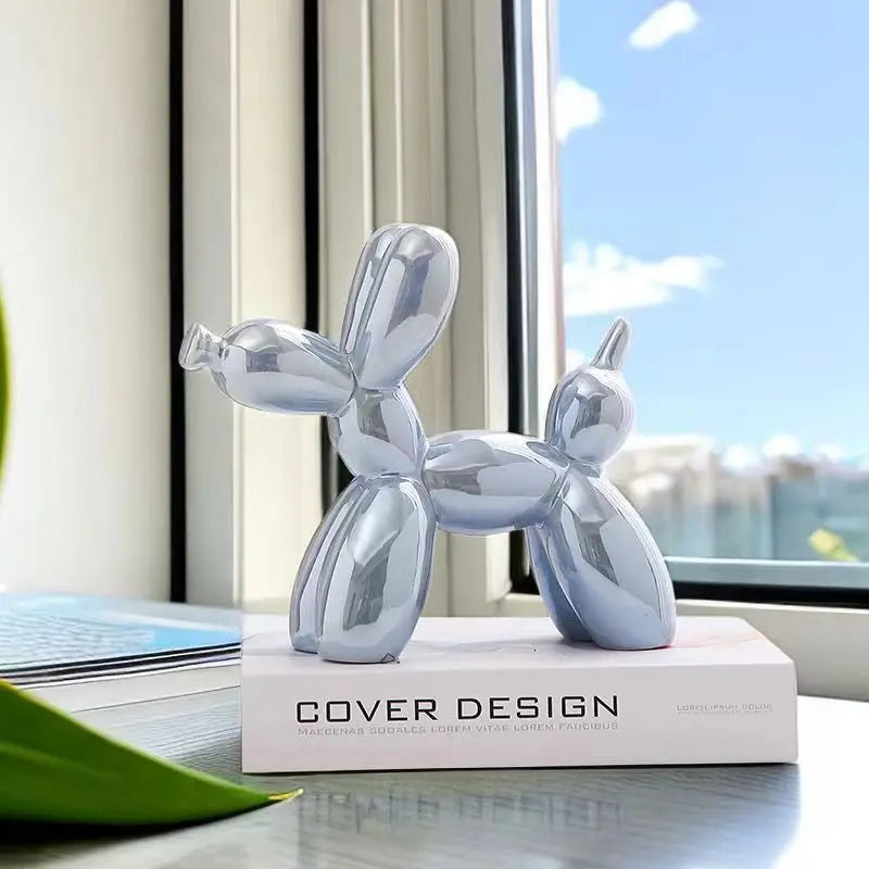 Ceramic Balloon Dog Sculpture