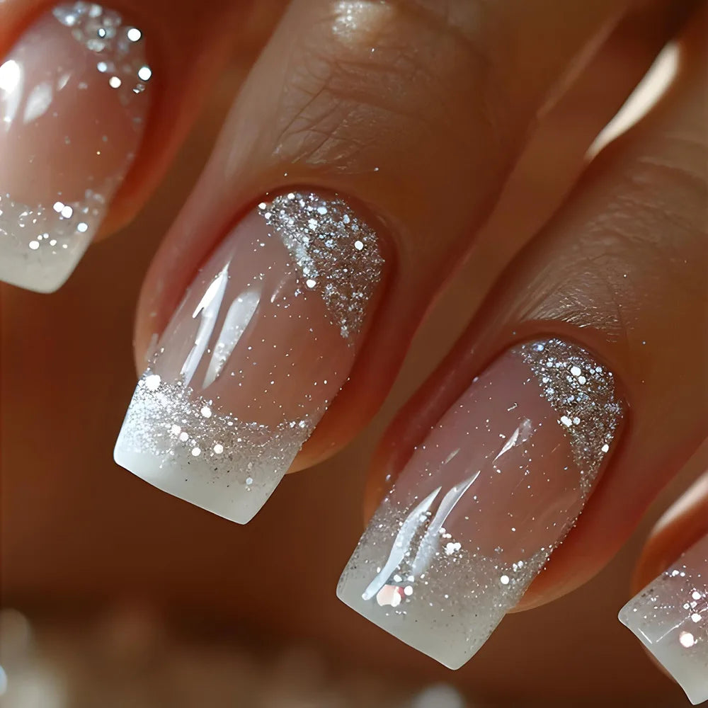 24Pcs Cute Bow Press-On Nails