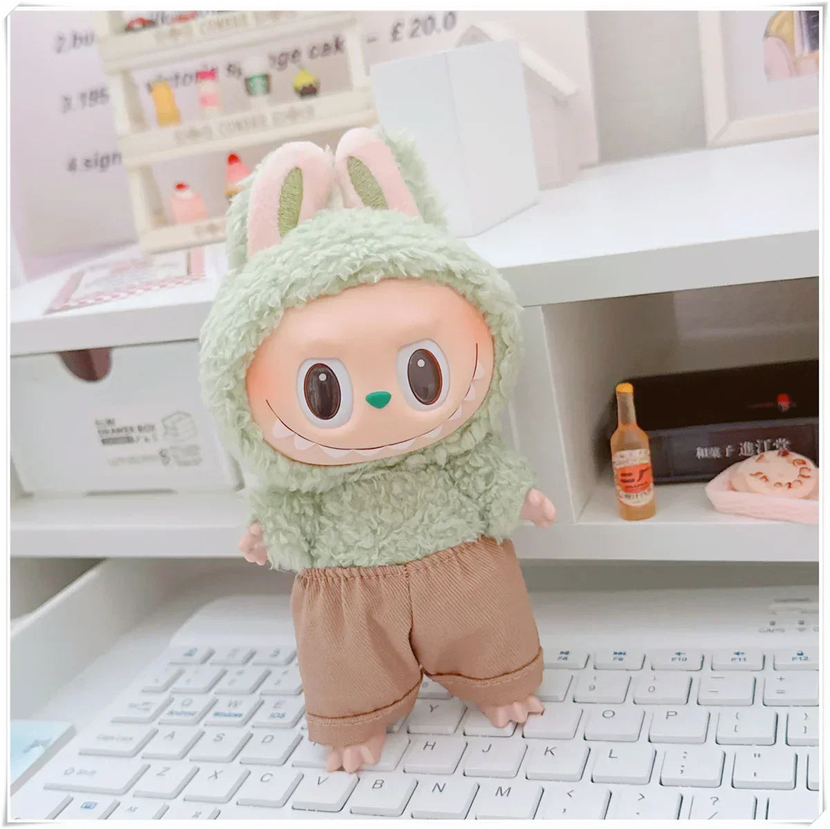 MINISO Labubu Korean Hoodie Outfit Set