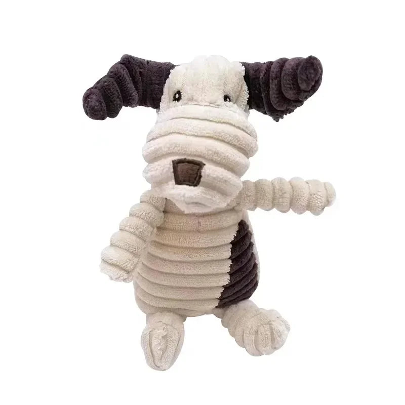 Corduroy Animal Dog Toy