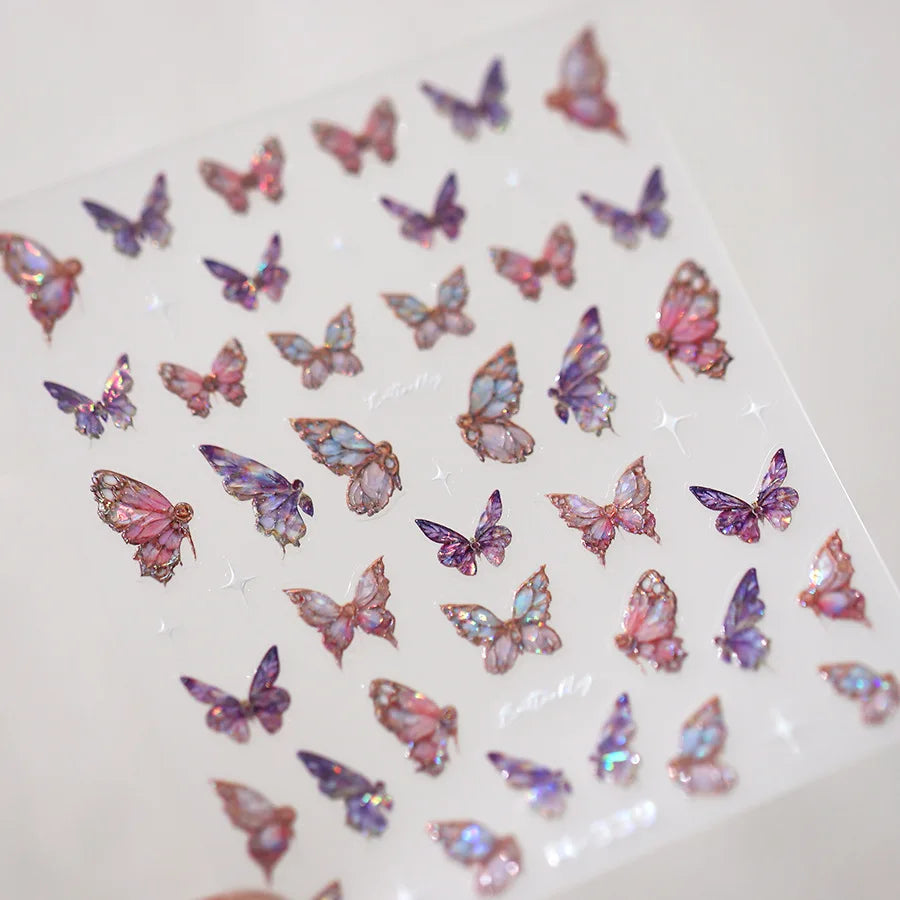 NAILFYOU Kawaii Butterfly Nail Stickers