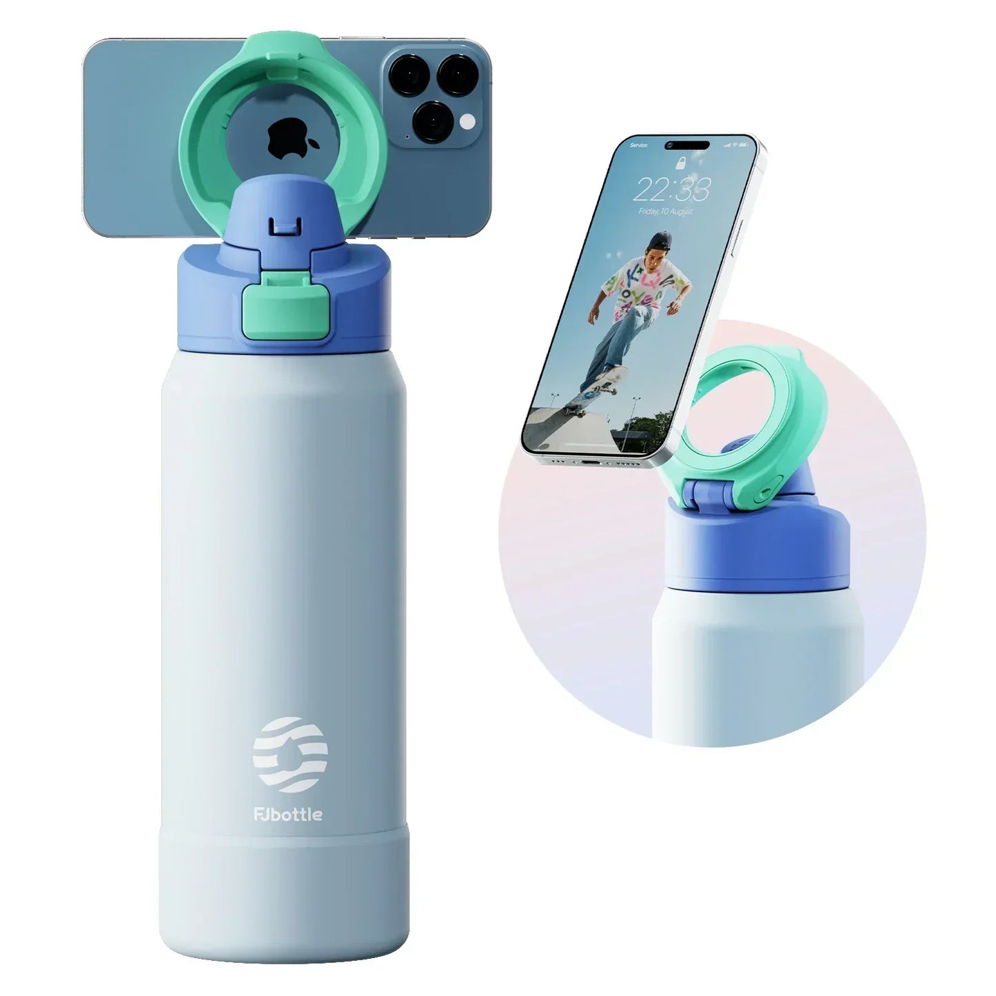 FEIJIAN Stainless Steel Sports Water Bottle
