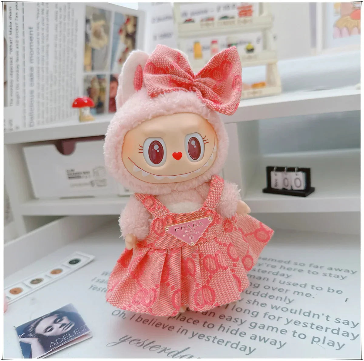 Labubu Sitting Party Outfit Set