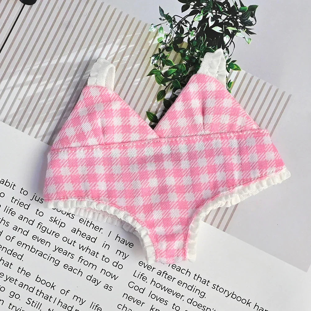 Labubu Pink Swimsuit Outfit Set