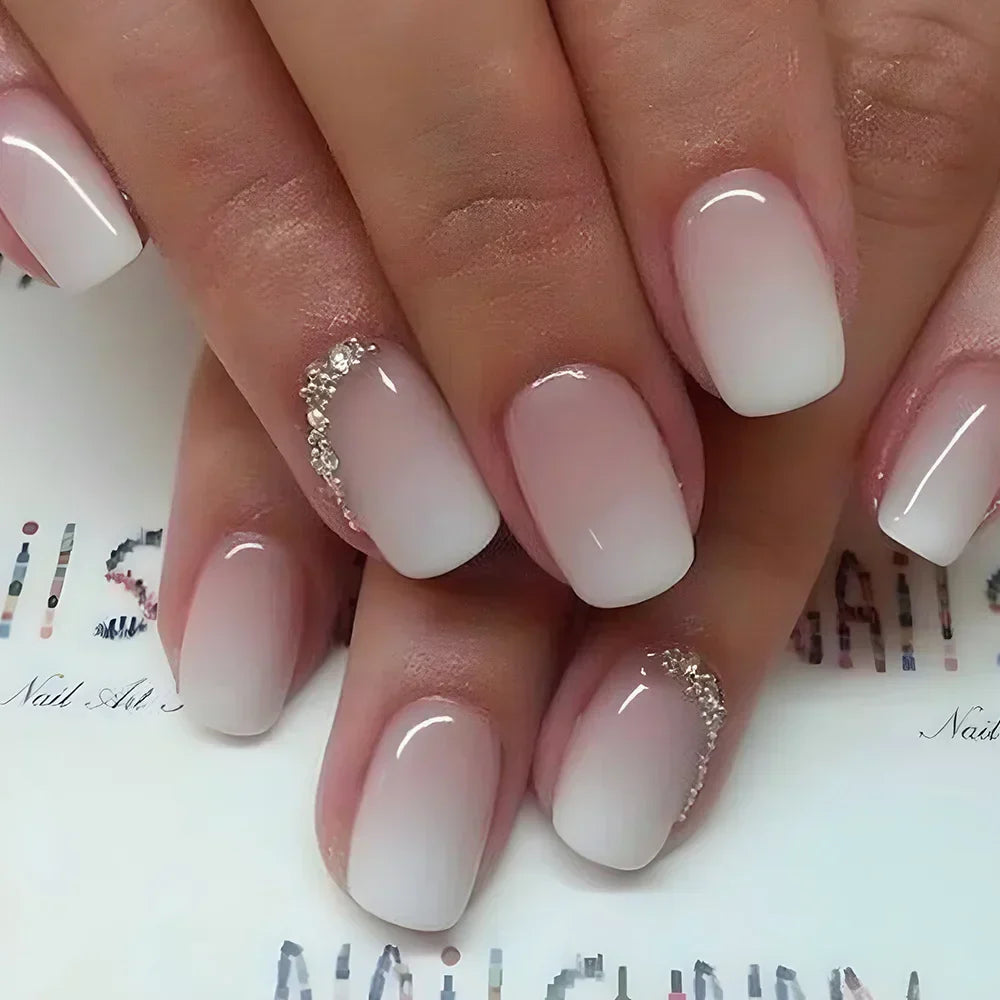 24Pcs Cute Bow Press-On Nails