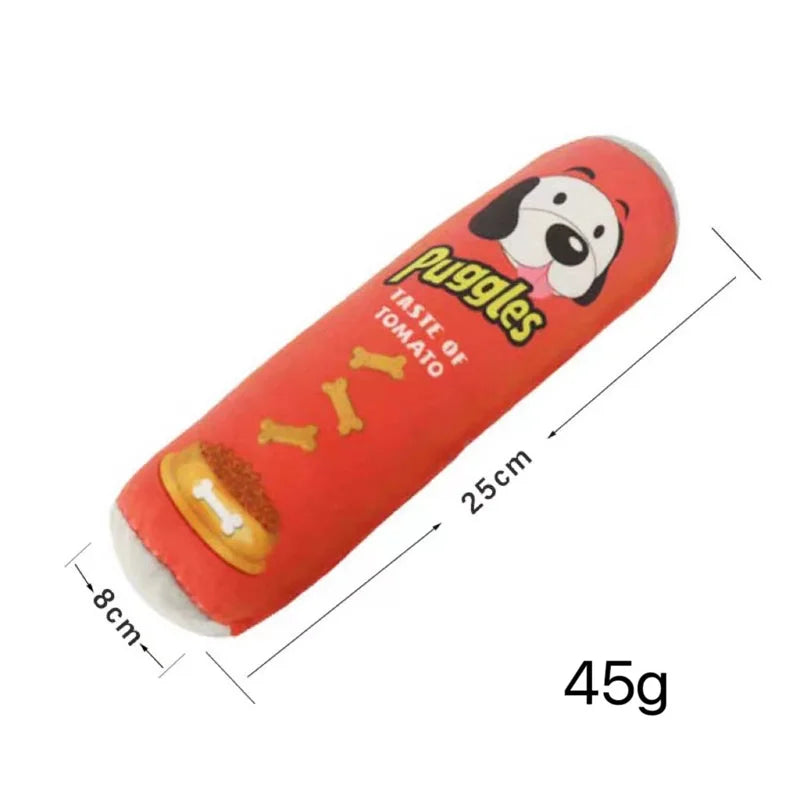 Plush Dog Joint Chew Toy