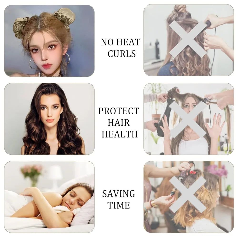 Silk Heatless Curling Rod Headband