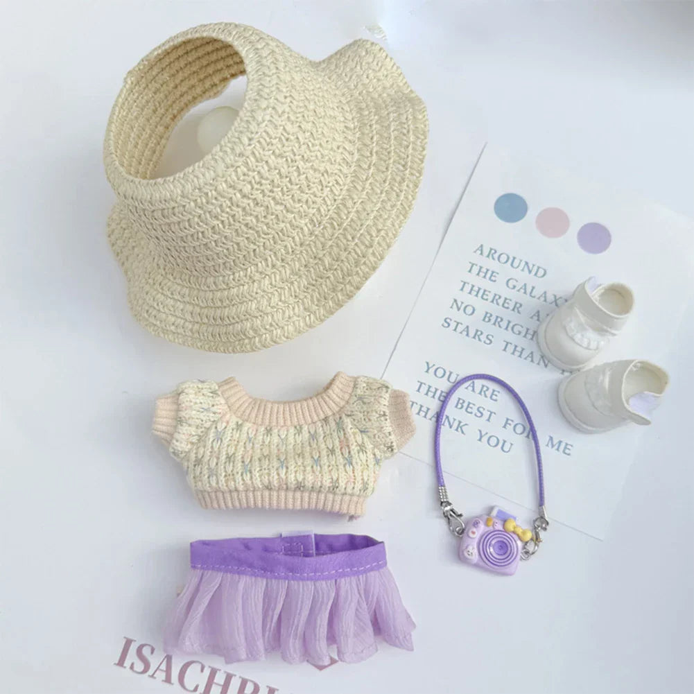 Labubu Color Match Sweater Dress