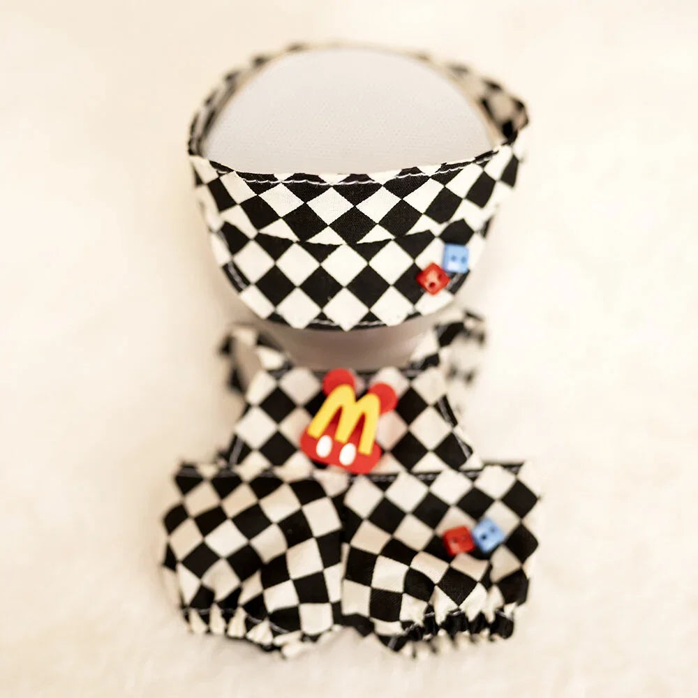 Yoocour Labubu Checkerboard Tennis Outfit