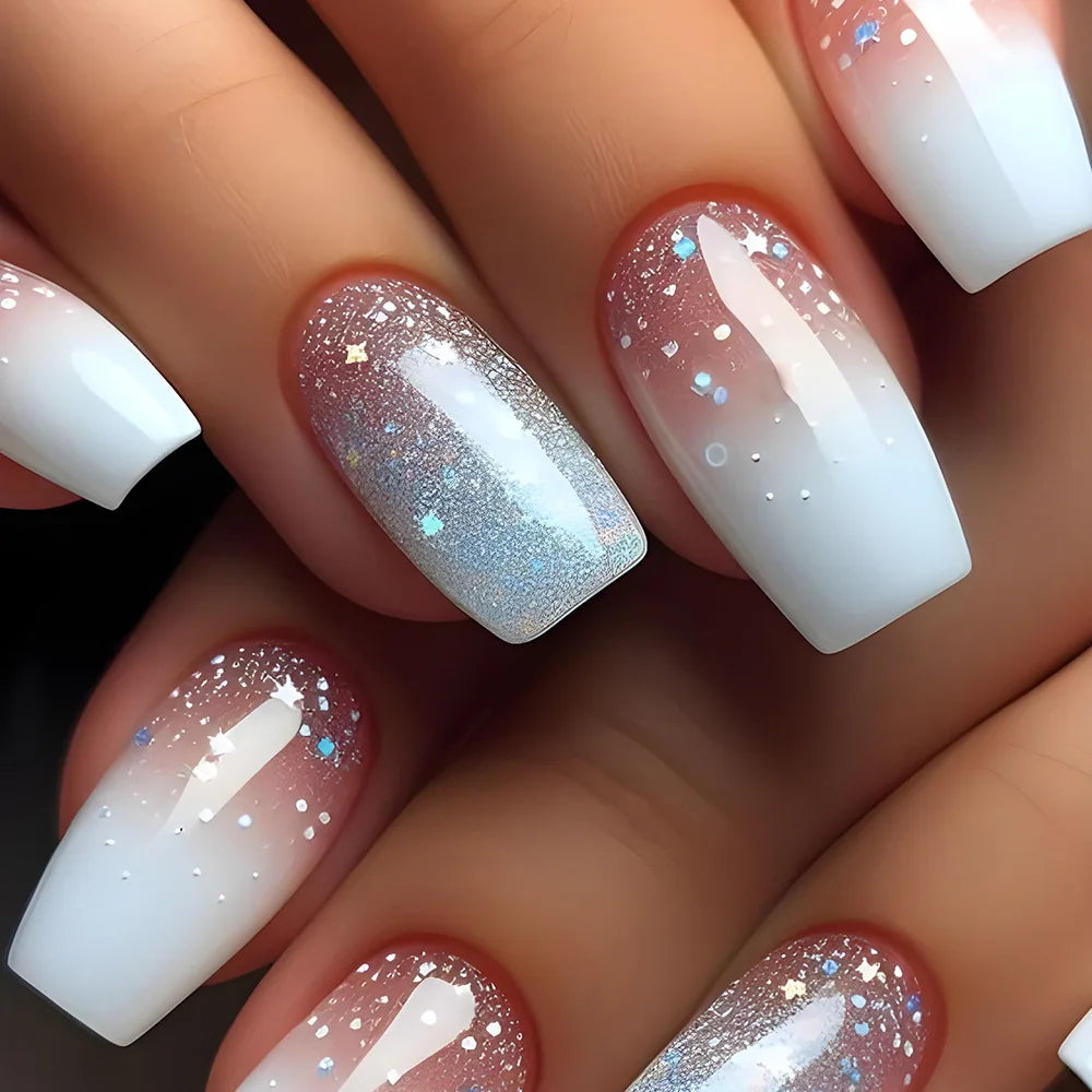 24Pcs Cute Bow Press-On Nails