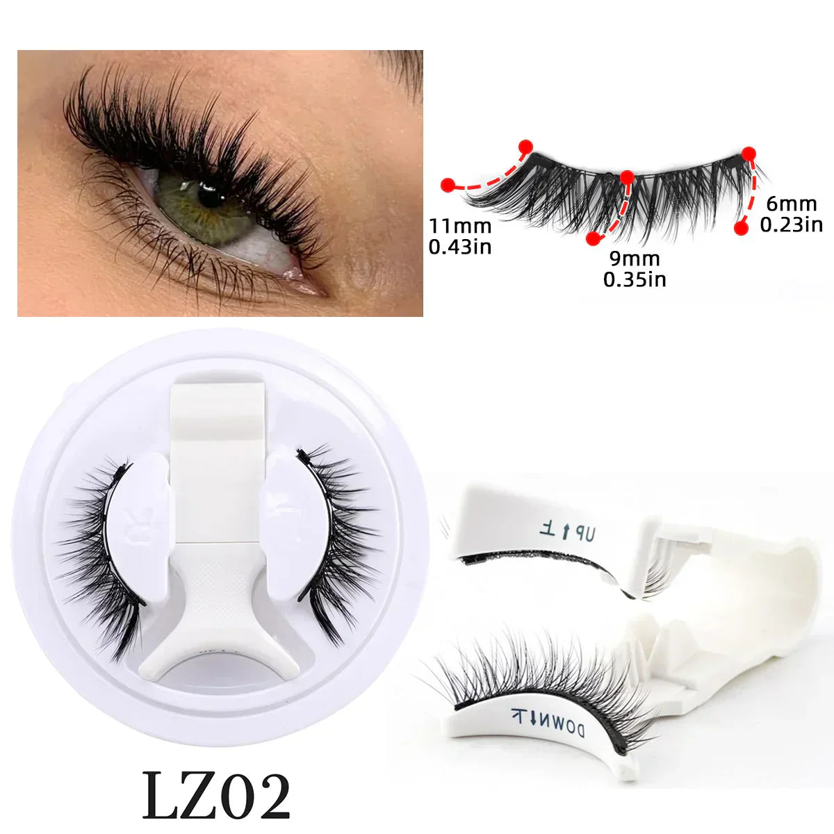 Fluffy Magnetic Eyelash Set