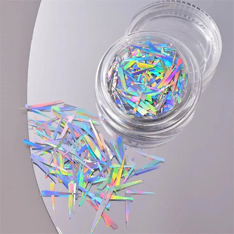 Aurora Cellophane Nail Art Stickers