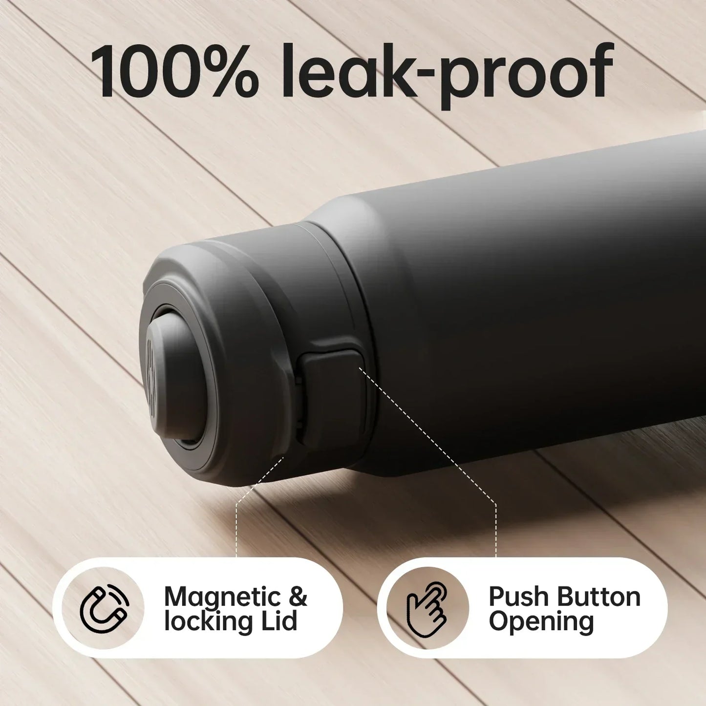 FEIJIAN Stainless Steel Sports Water Bottle