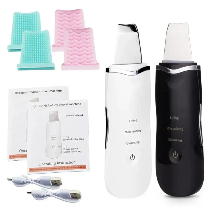 Ultrasonic Facial Skin Scrubber Tool