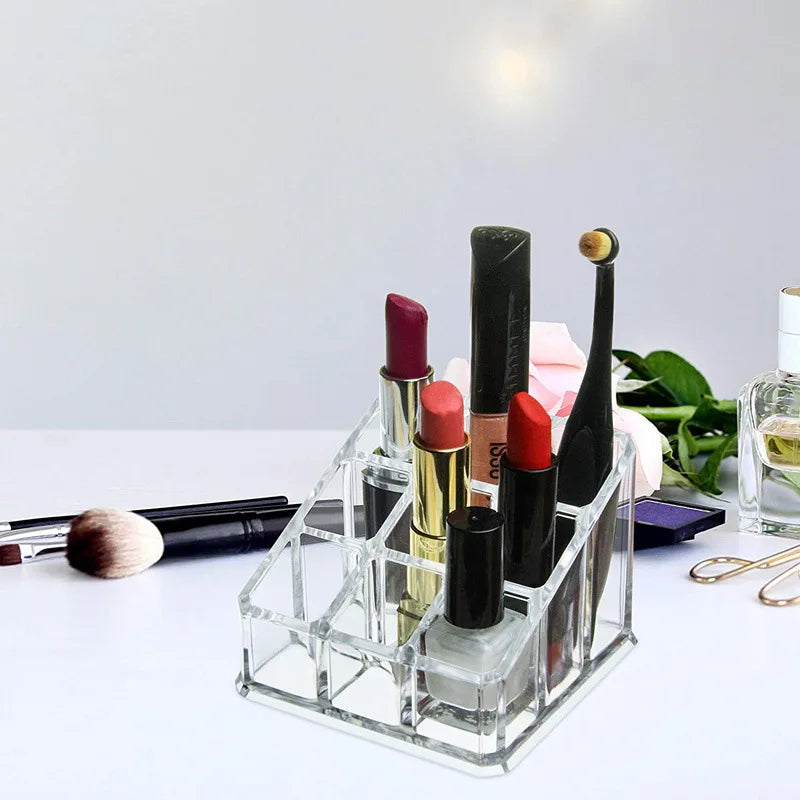 9-Grid Lipstick Storage Display Rack
