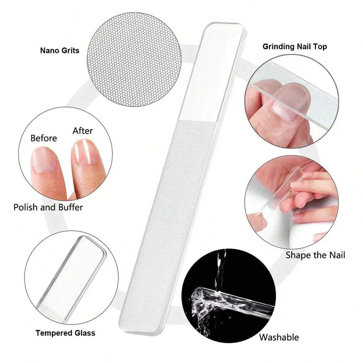 4Pcs Stainless Steel Nail Clipper Set
