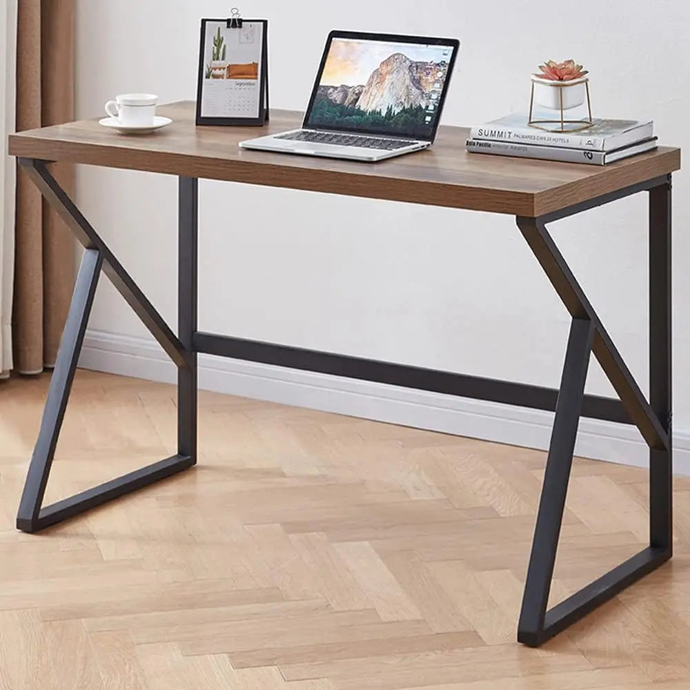 CHENGWEI Rustic Industrial Home Office Desk