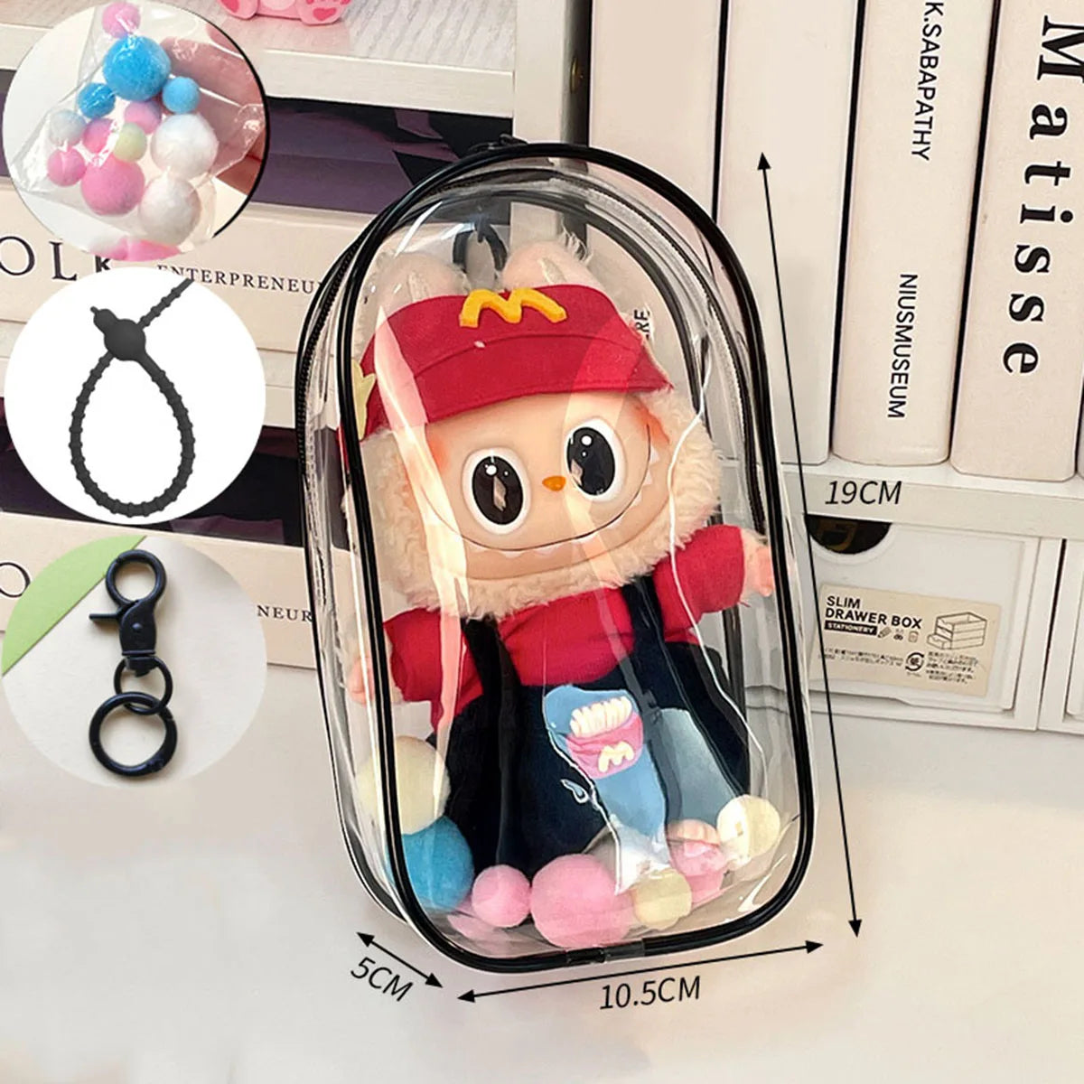 Labubu V2 Display Case Bag
