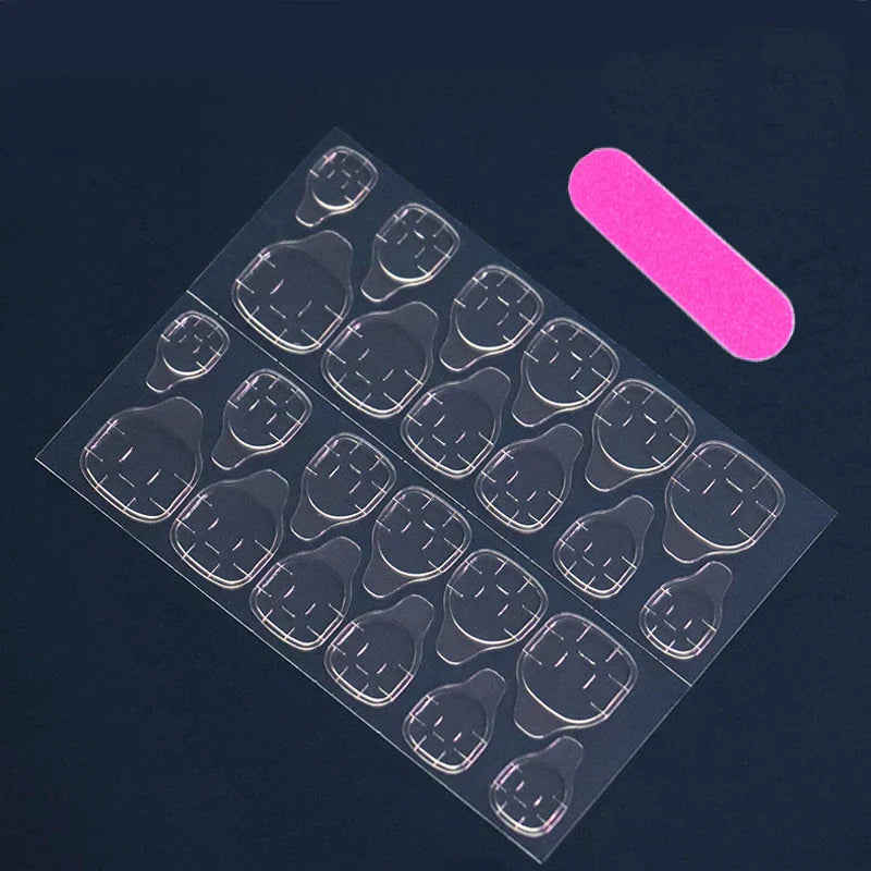 24Pcs Cute Bow Press-On Nails