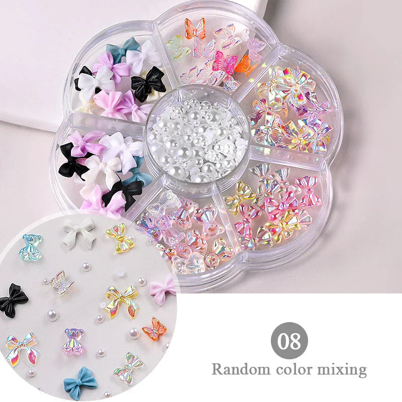 6Grids 3D Nail Art Decorations