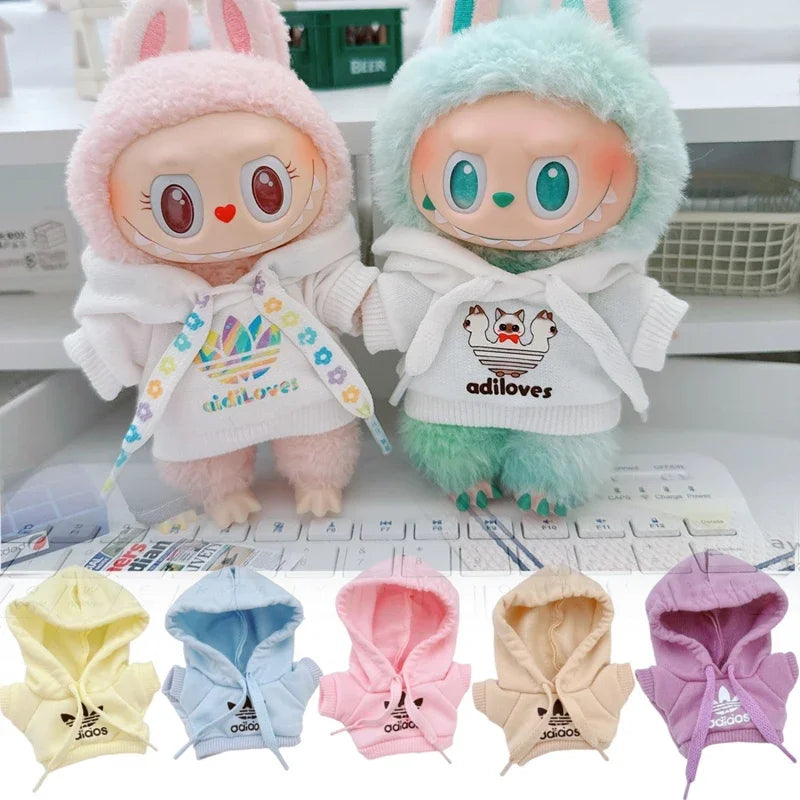 MINISO Labubu Korean Hoodie Outfit Set